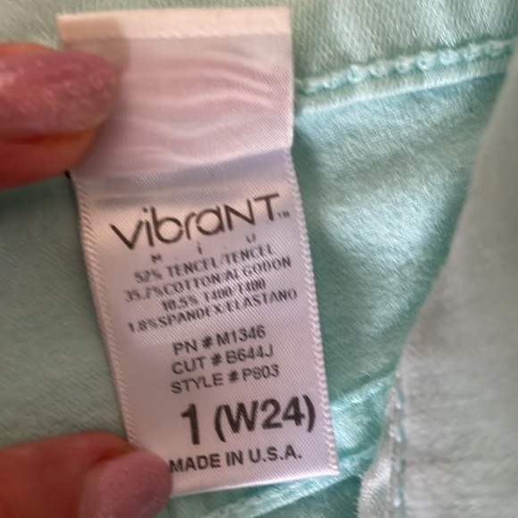 Blue (light blue) cut out distressed jean pants - Picture 6 of 6